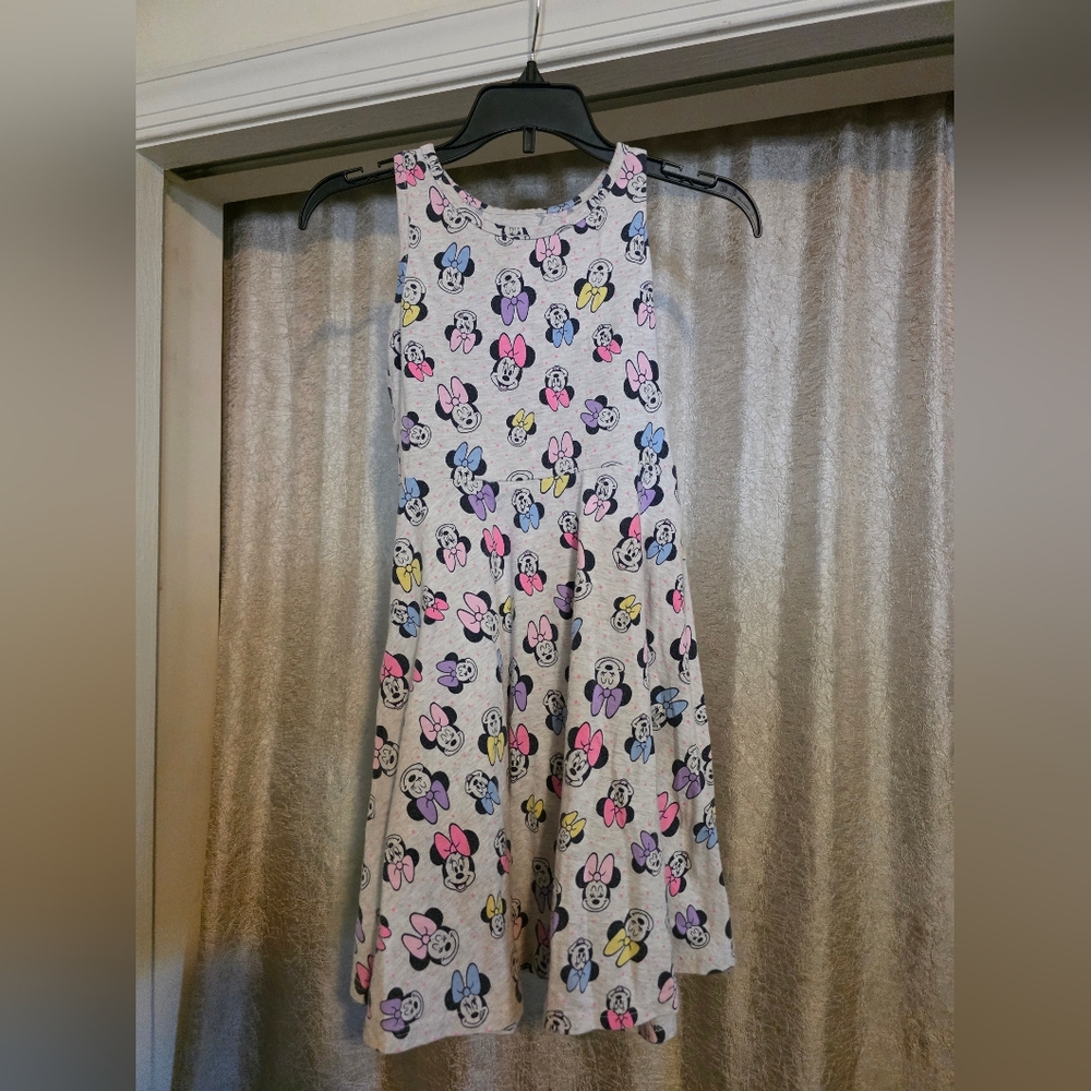 Disney Gray and Pink Minnie Mouse Dress